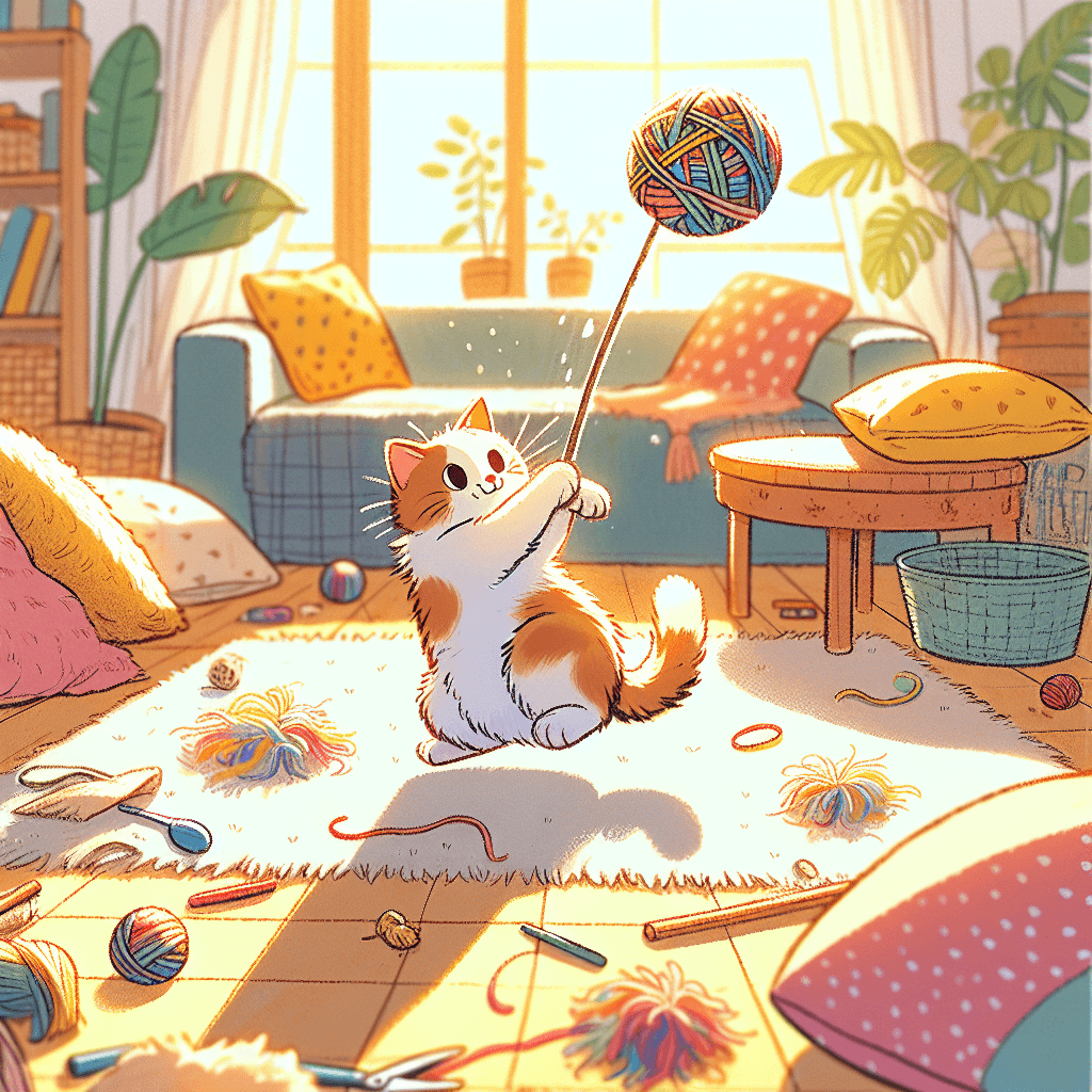 Bienestar para Gatos 10 Crea juguetes para tu gato con materiales que ya tienes en casa. Ahorra dinero mientras potencias su juego y curiosidad.