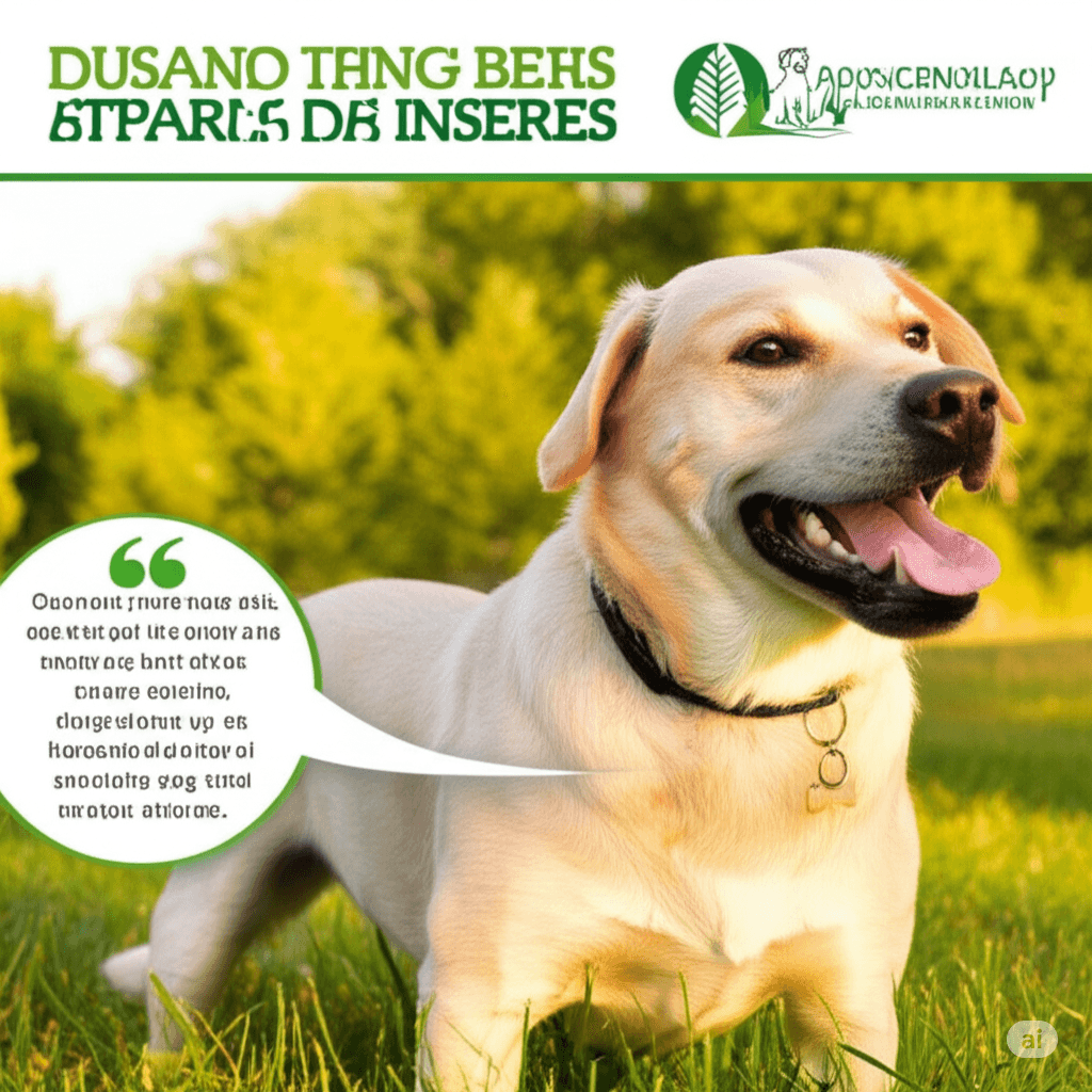 Desparasitar Perro: La Guía Definitiva para Proteger a tu Compañero de Parásitos Internos y Externos 9 Perro labrador feliz y sano corriendo en un campo verde, simbolizando la protección de la desparasitación para perros.